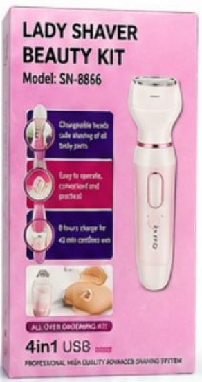 Lady Shaver Beauty Kit 4 en 1