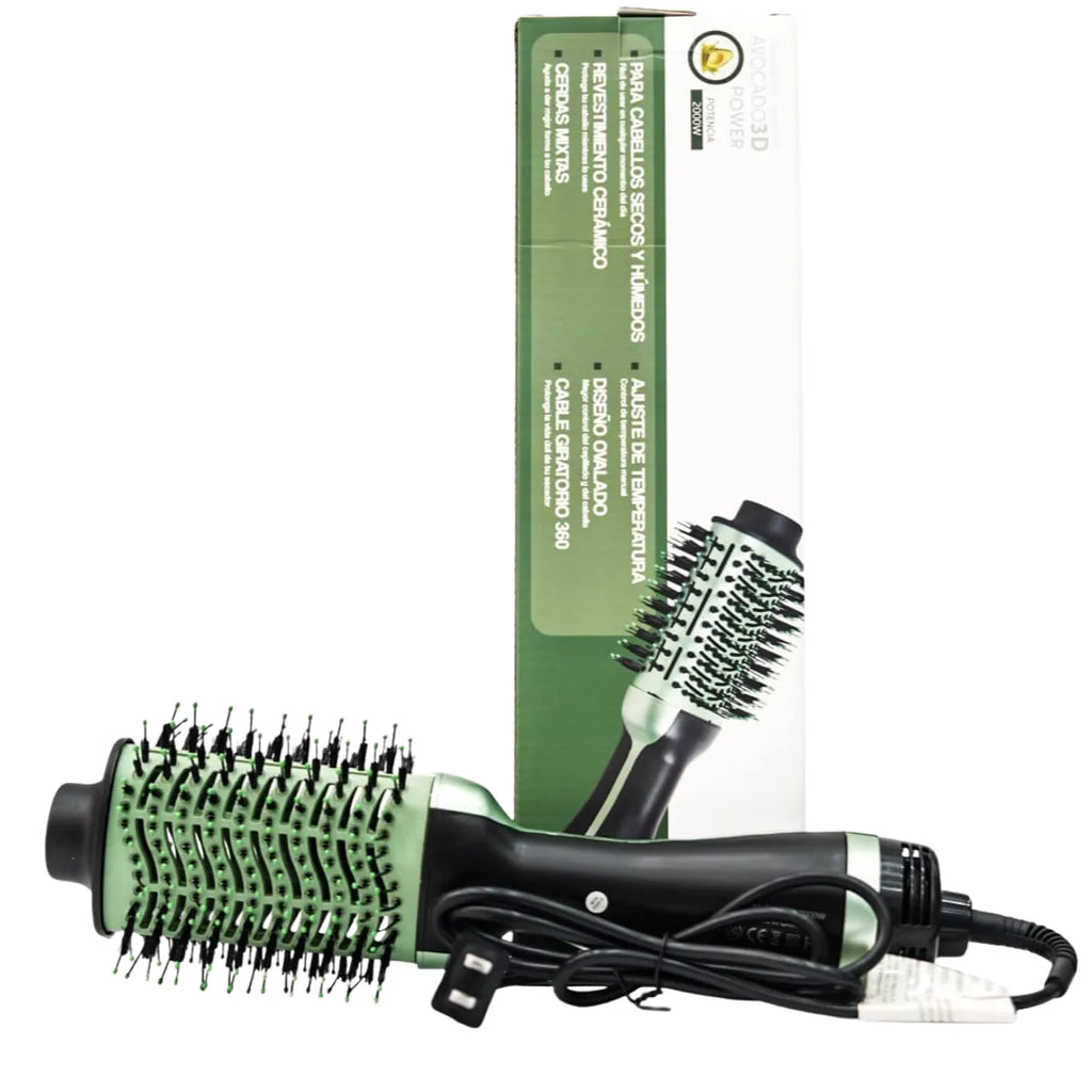 Cepillo secador y modelador Avocado 3d power