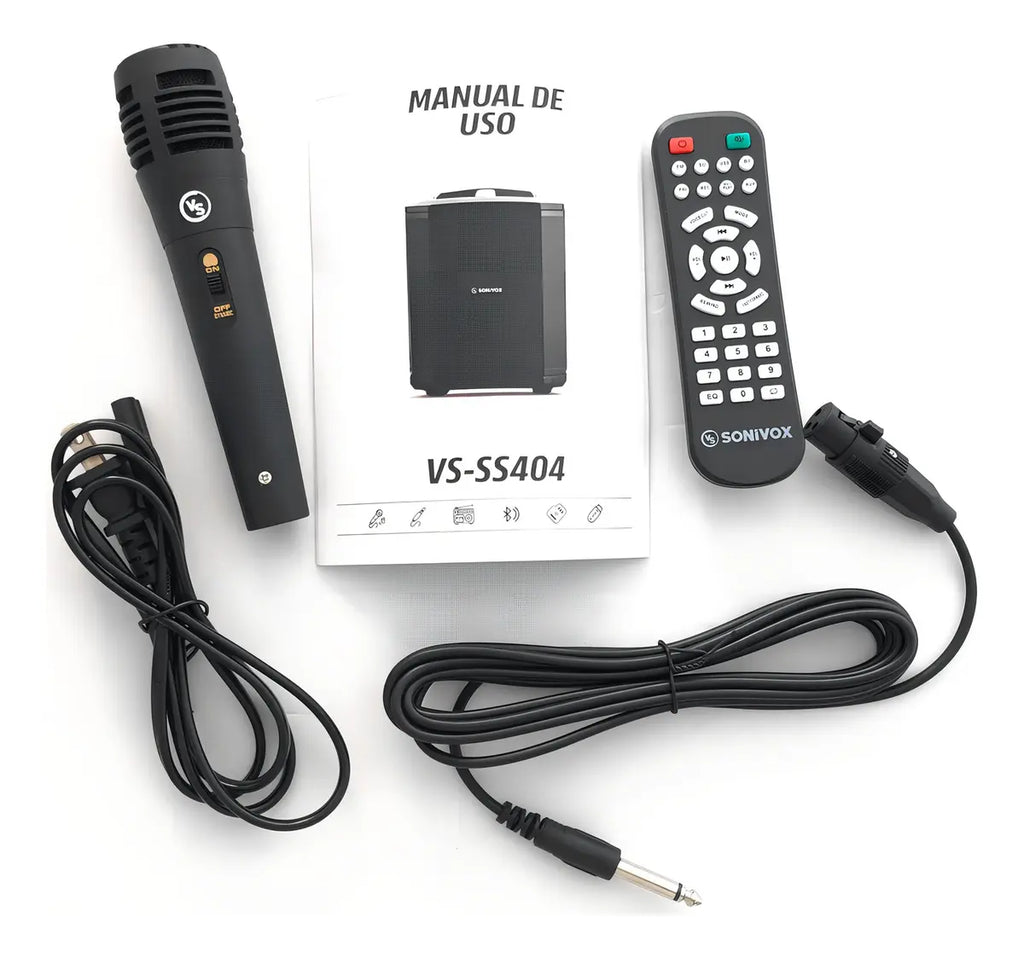 Parlante Sonivox • Karaoke + Micrófono + Control (100% Original • 14h batería)
