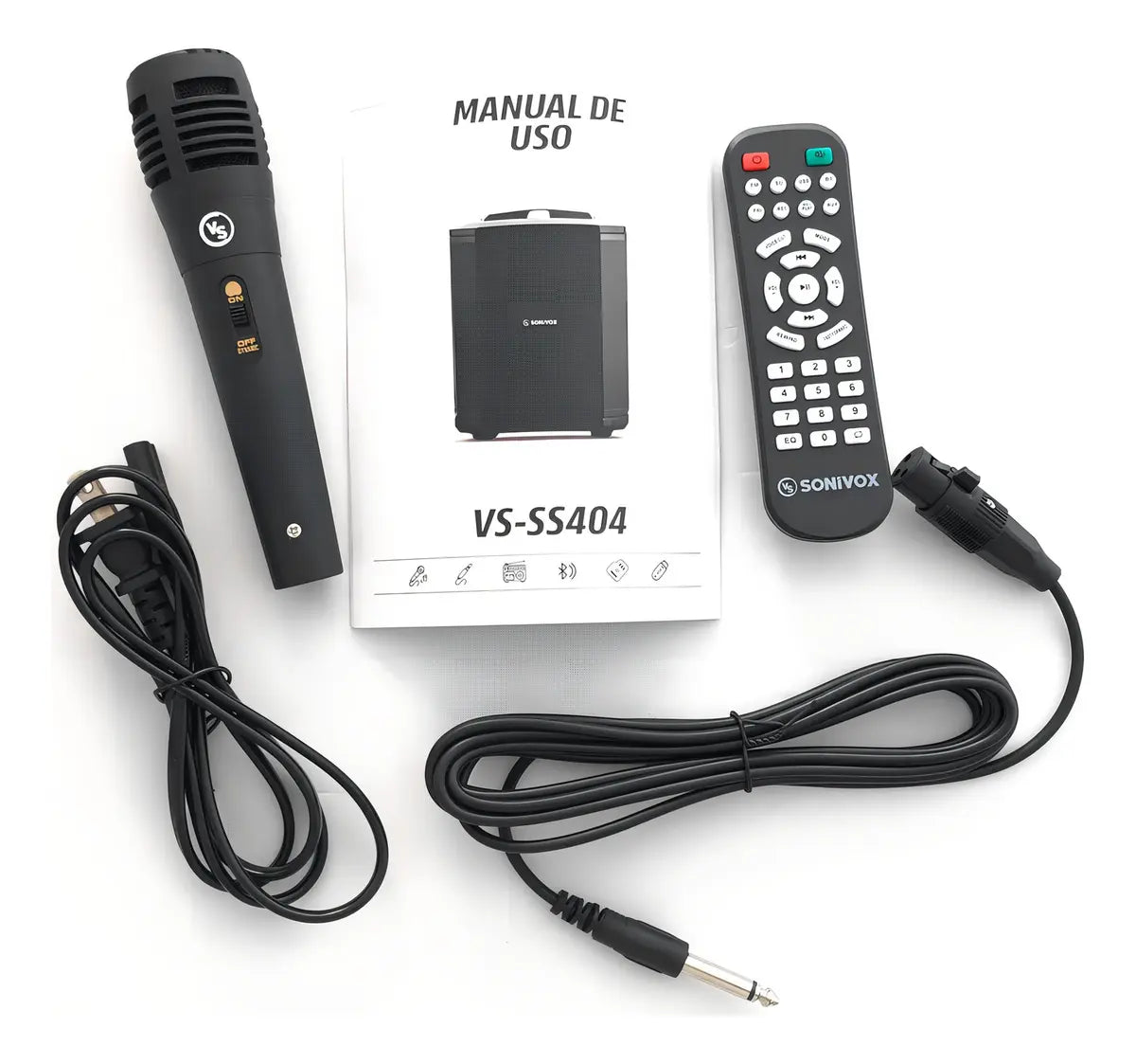 Parlante Sonivox • Karaoke + Micrófono + Control (100% Original • 14h batería)