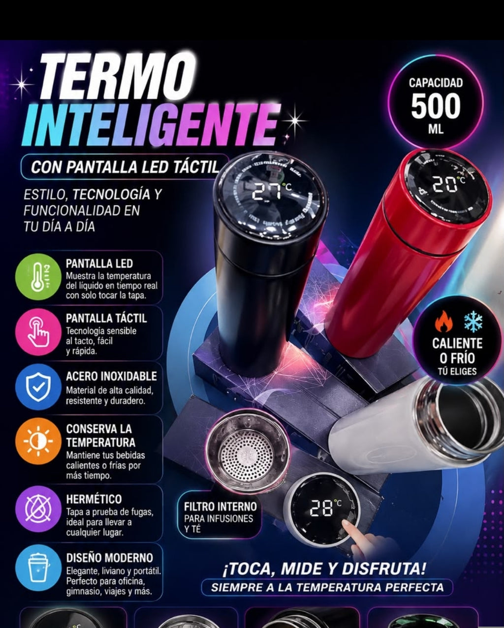 Thermos digitales inteligentes