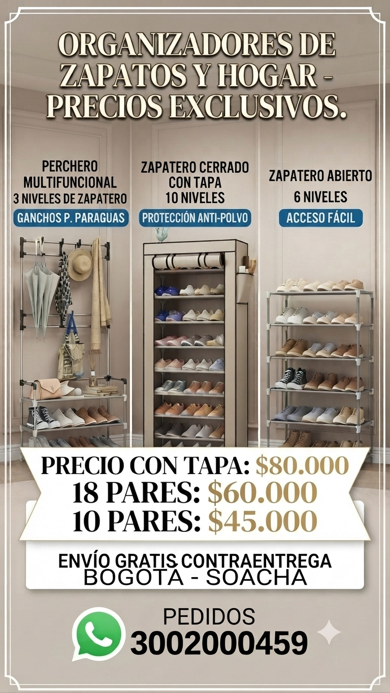 Organizador de zapatos
