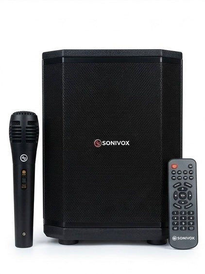 Parlante Sonivox • Karaoke + Micrófono + Control (100% Original • 14h batería)